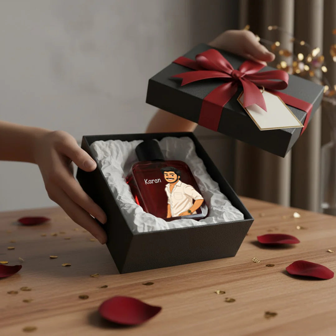 Personalized Wild Stone-Inspired Perfume Bottle