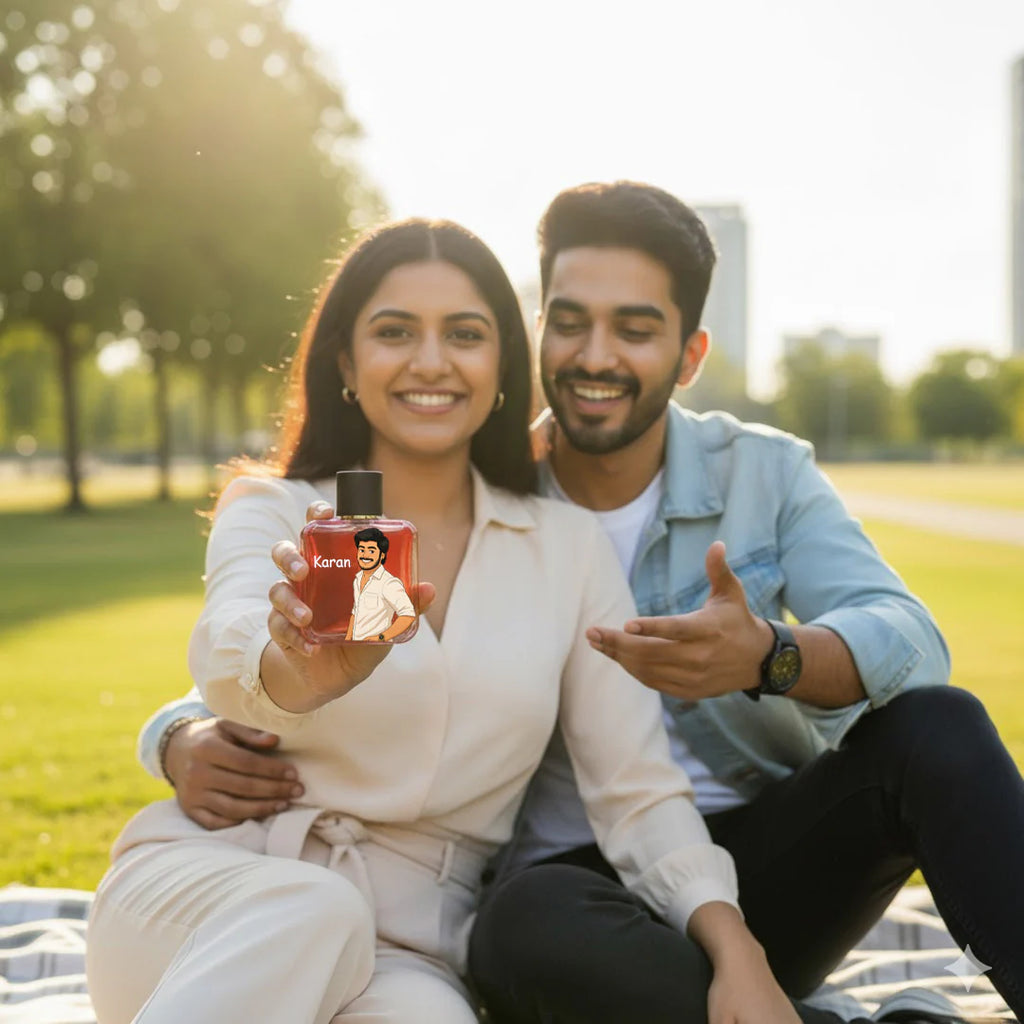 Personalized Wild Stone-Inspired Perfume Bottle