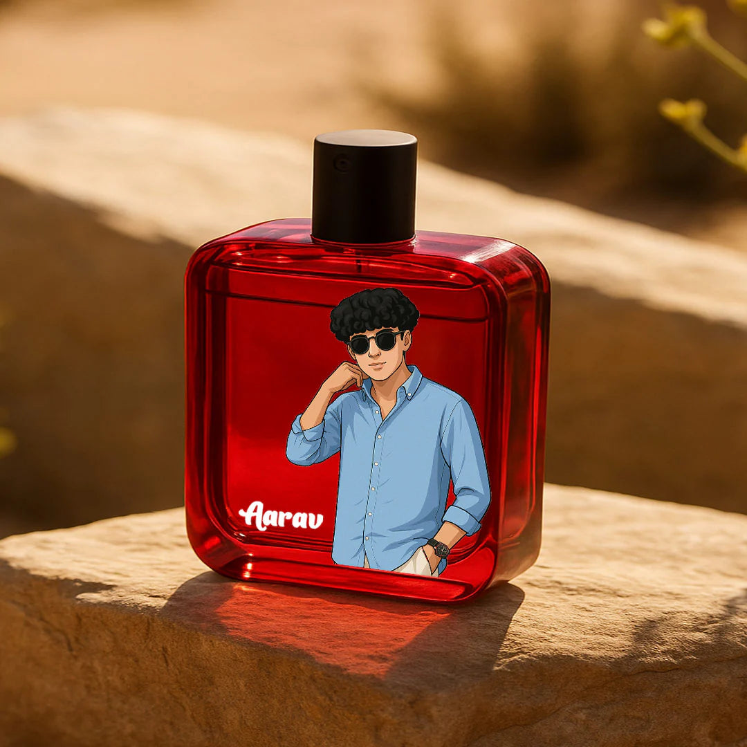 Personalized Wild Stone-Inspired Perfume Bottle