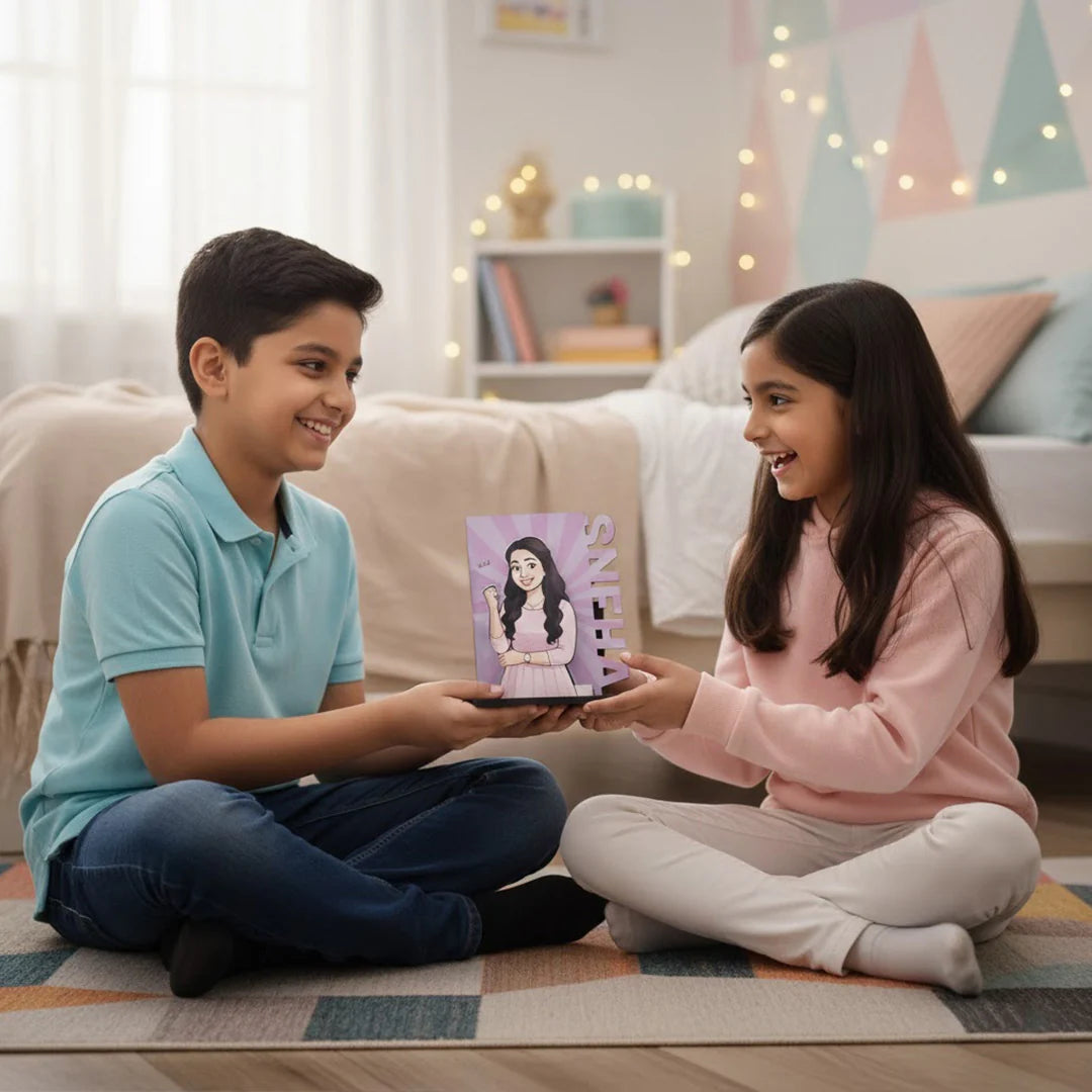 Customized Cartoon Pen Stand-4x5"