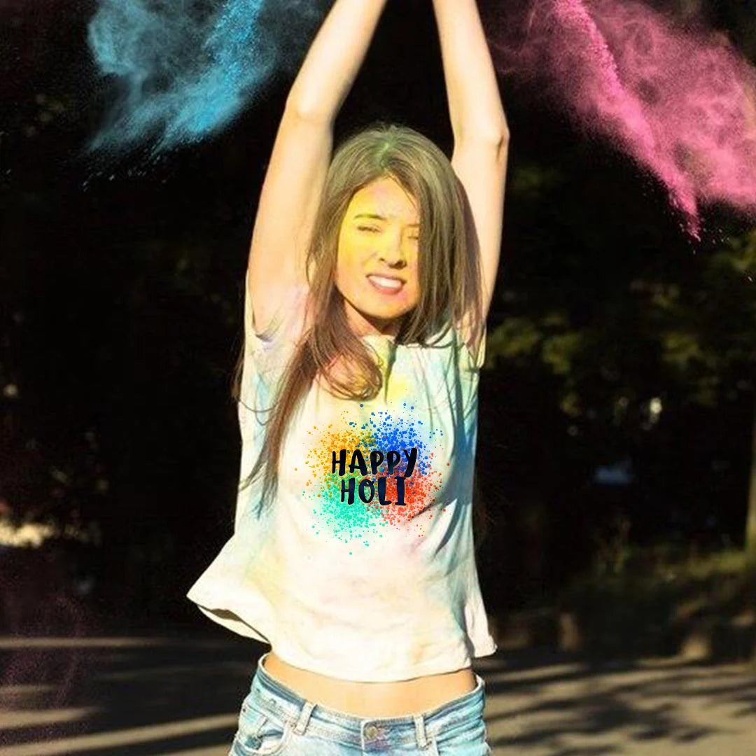 Custom Holi T-shirt 2026