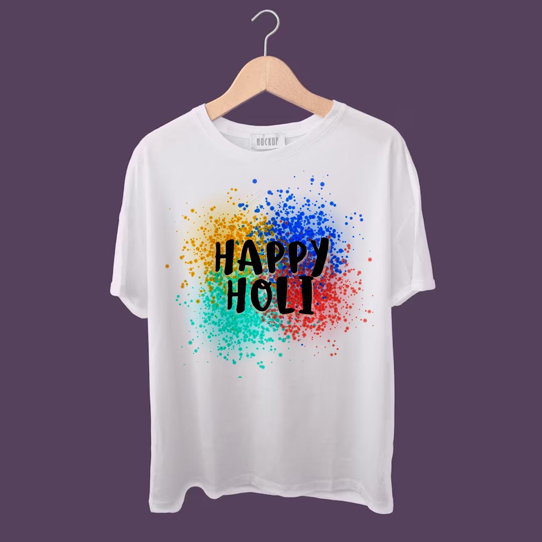 Custom Holi T-shirt 2026