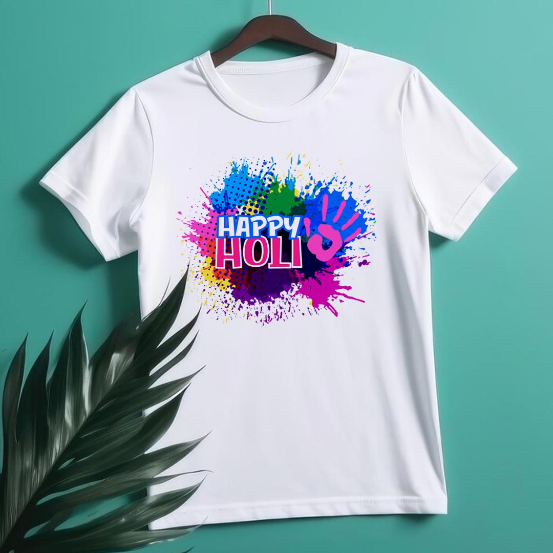 Custom Holi T-shirt 2026