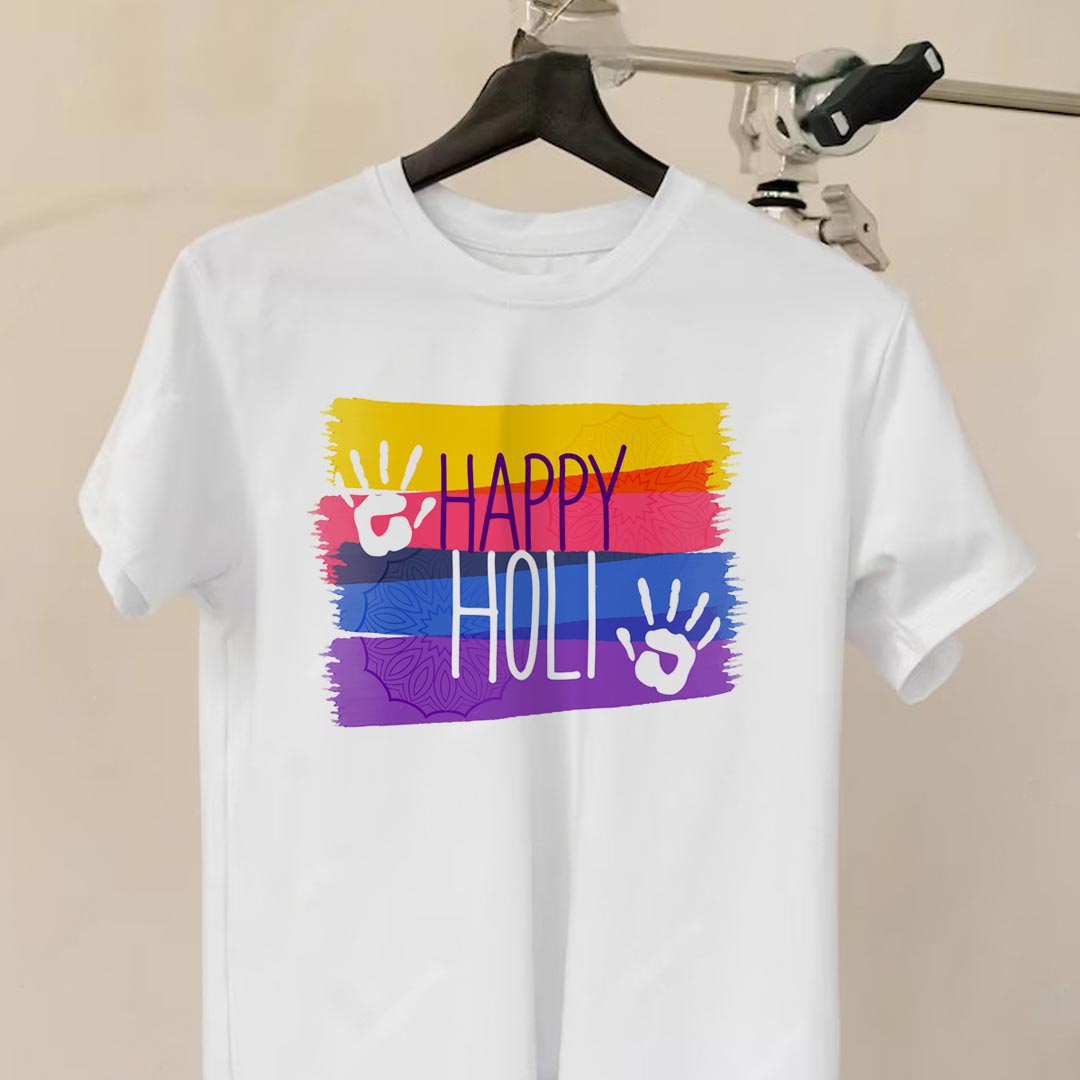 Custom Holi T-shirt 2026