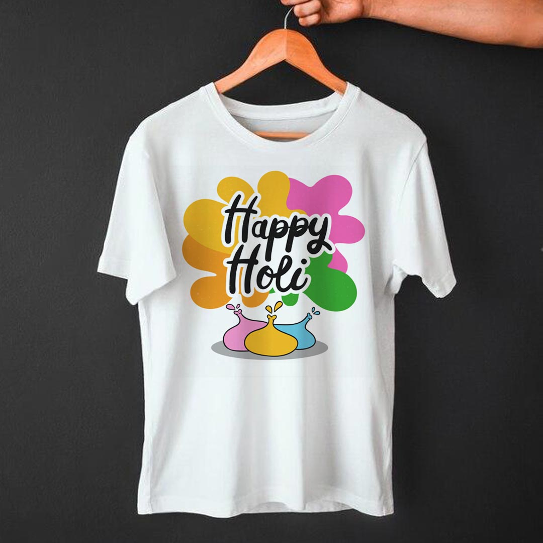 Custom Holi T-shirt 2026