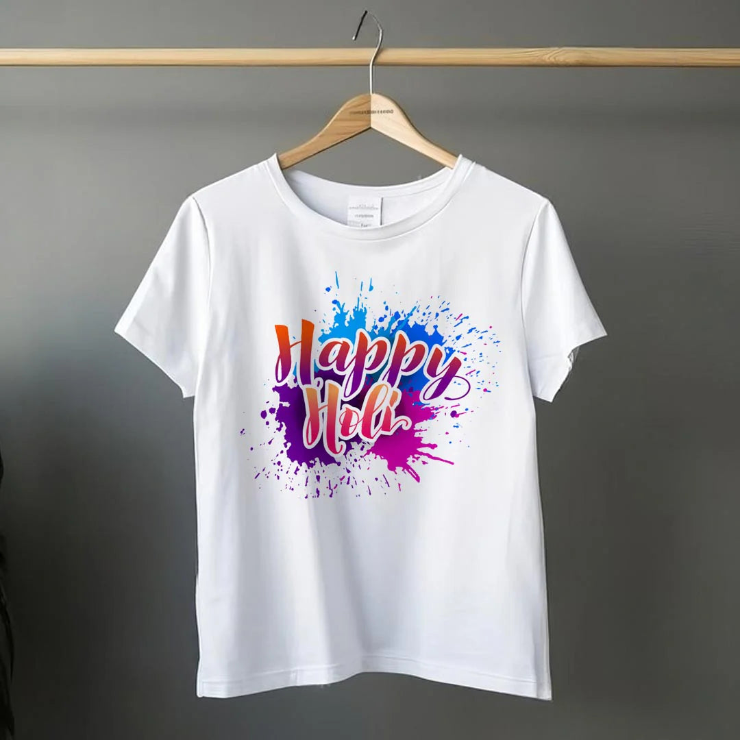 Custom Holi T-shirt 2026