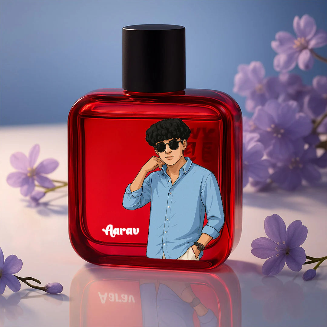 Personalized Wild Stone-Inspired Perfume Bottle