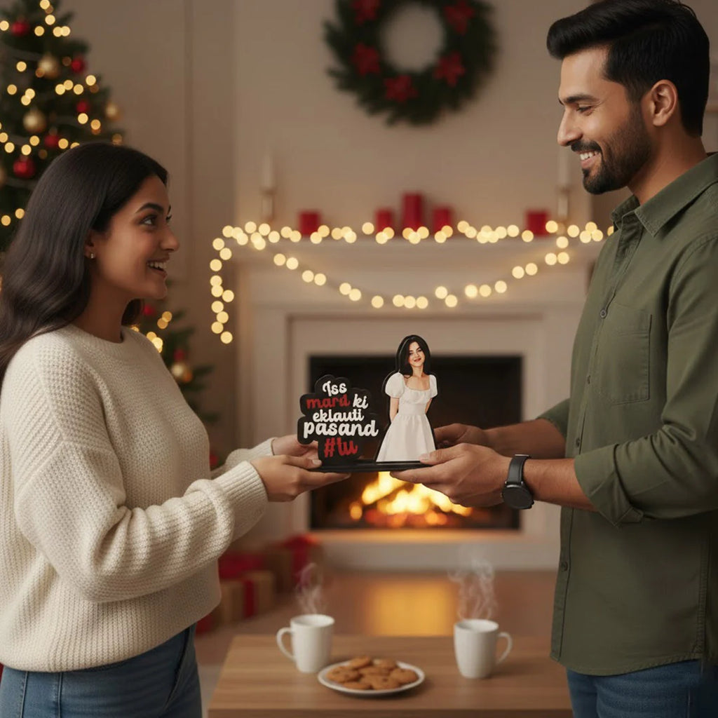 Iss Mard Ki Eklauti Pasand – Personalized Illustrated Standee-10x7"