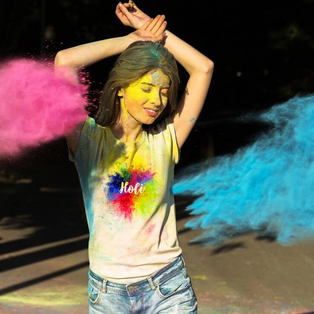 Custom Holi T-shirt 2026
