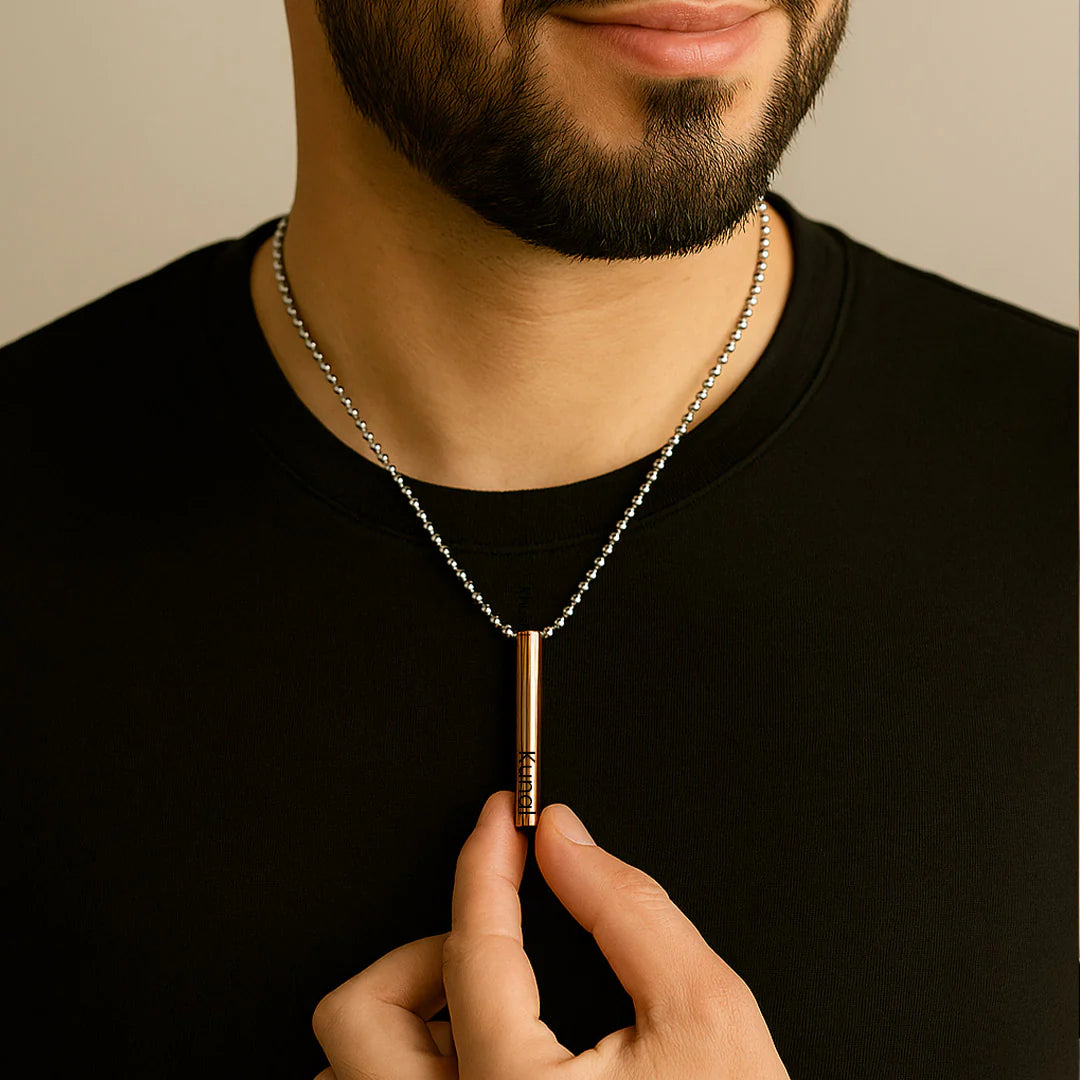 Custom Name Pendant Round Necklace