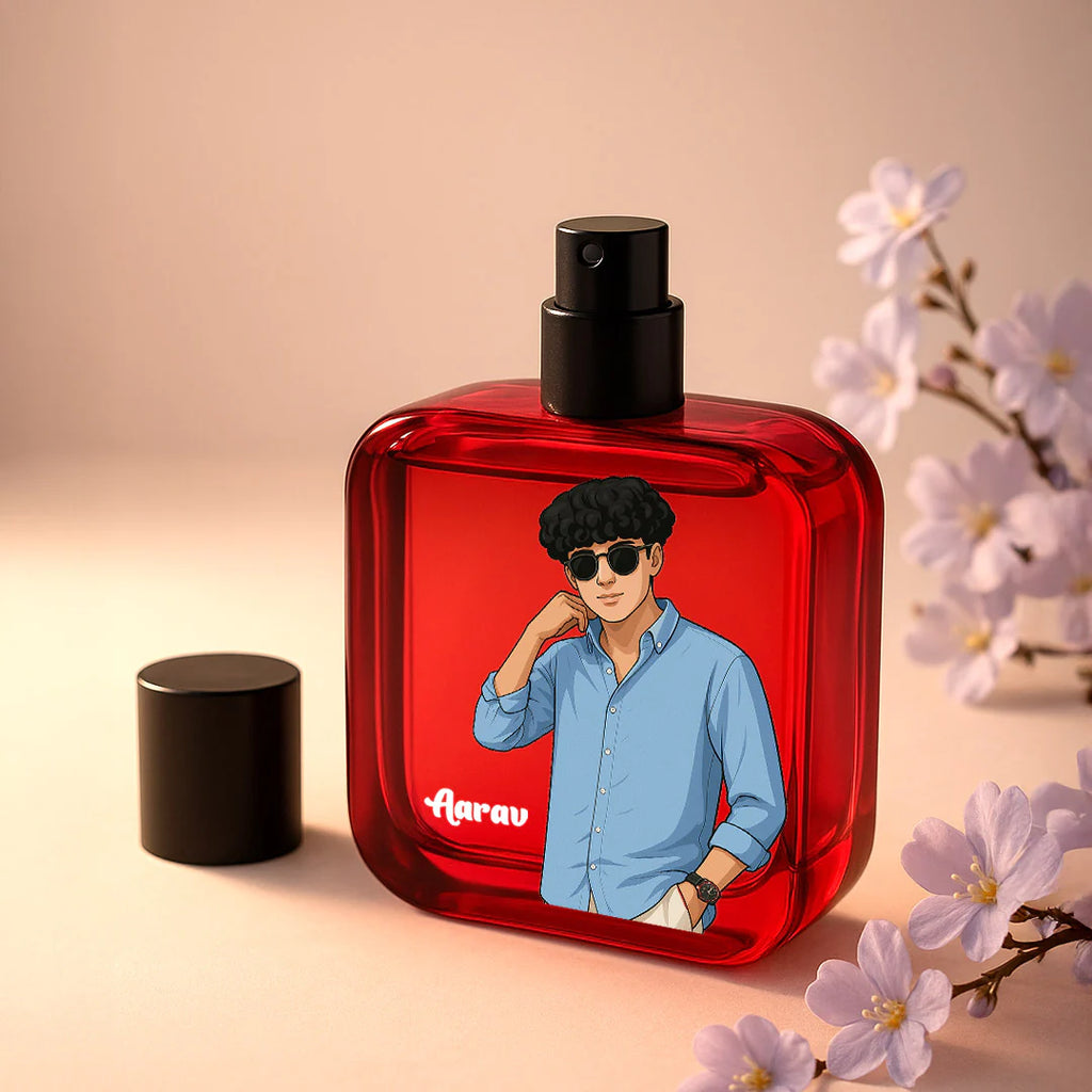 Personalized Wild Stone-Inspired Perfume Bottle