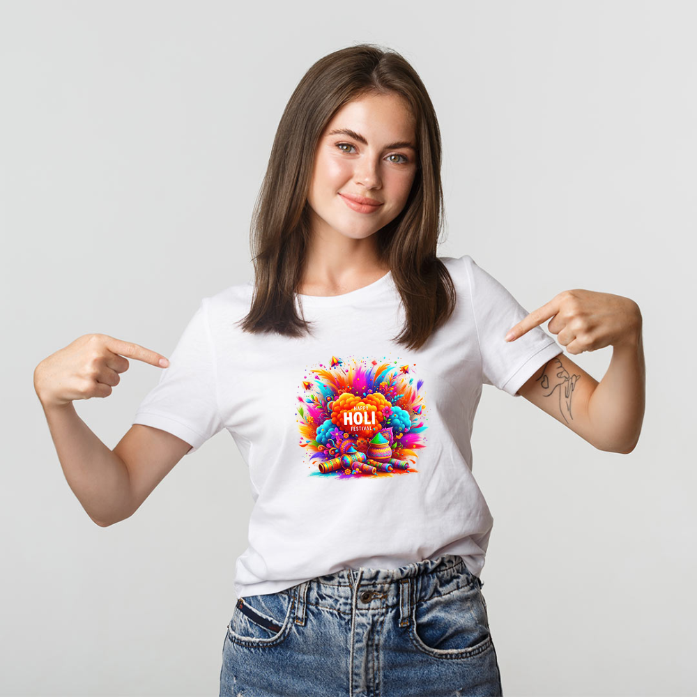 Custom Holi T-shirt 2026