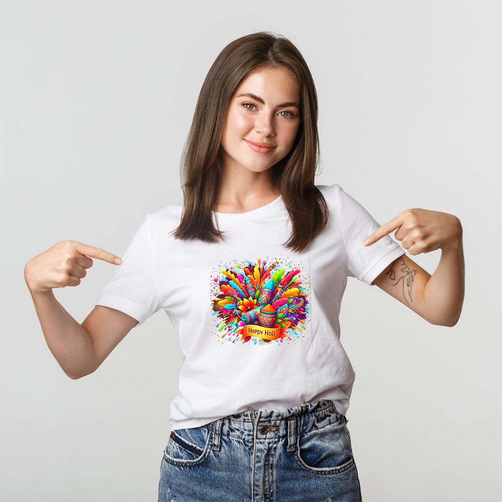 Custom Holi T-shirt 2026