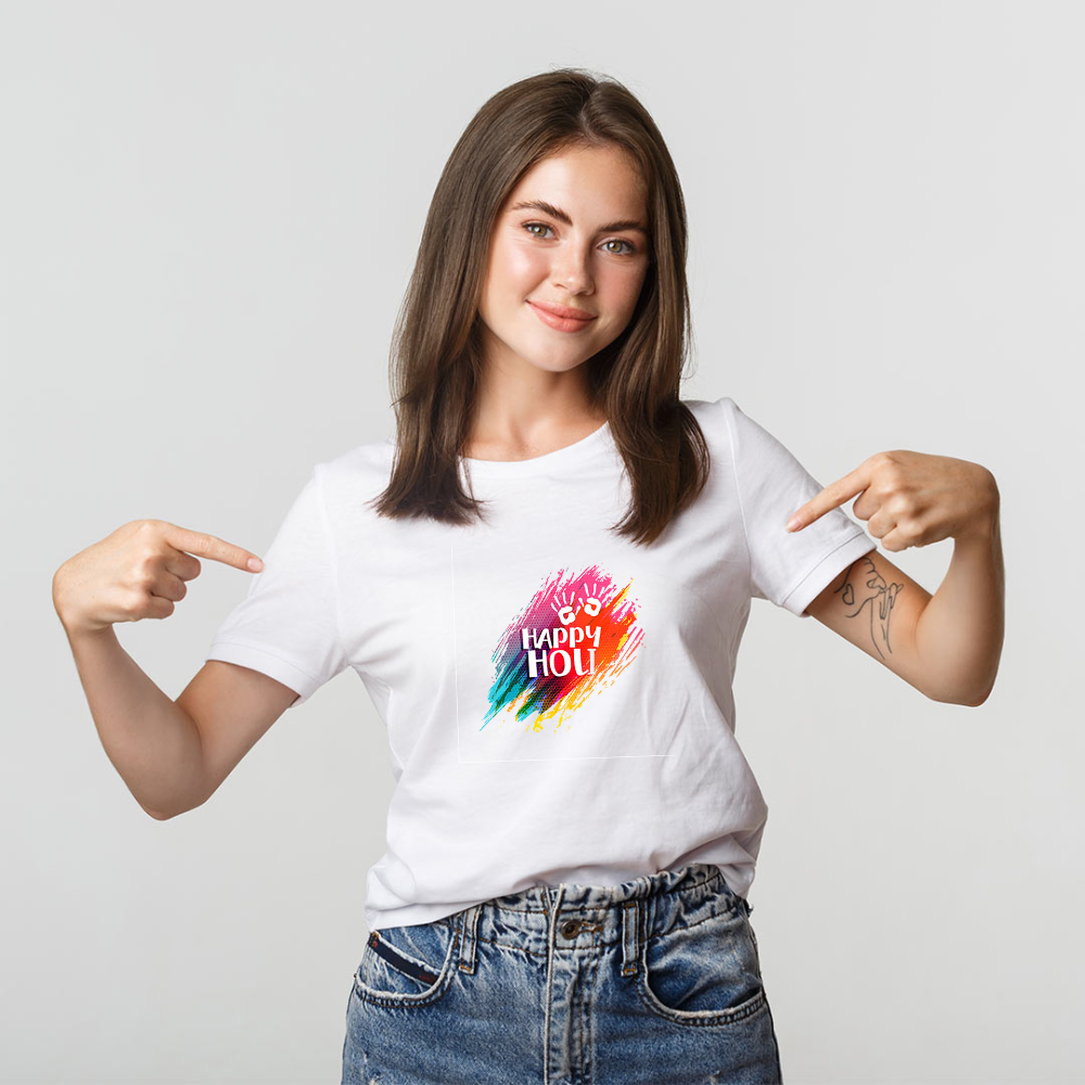 Custom Holi T-shirt 2026