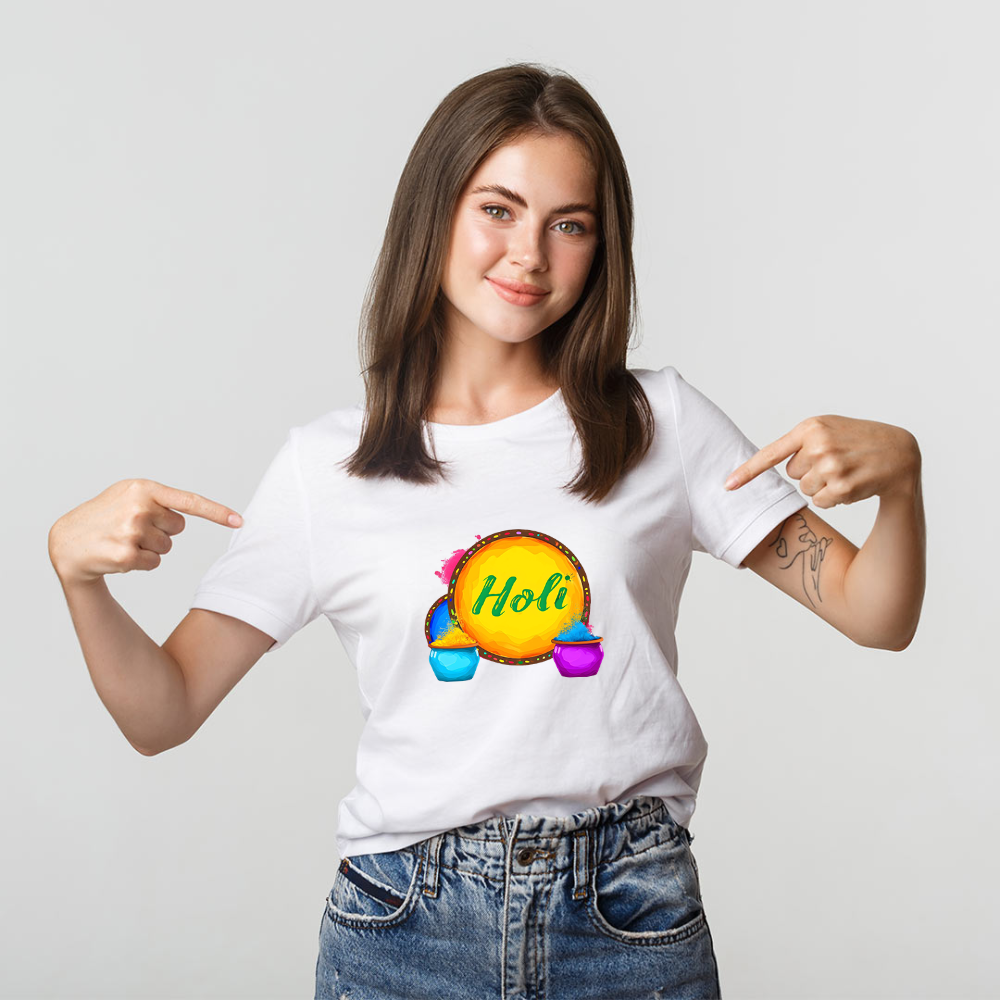 Custom Holi T-shirt 2026