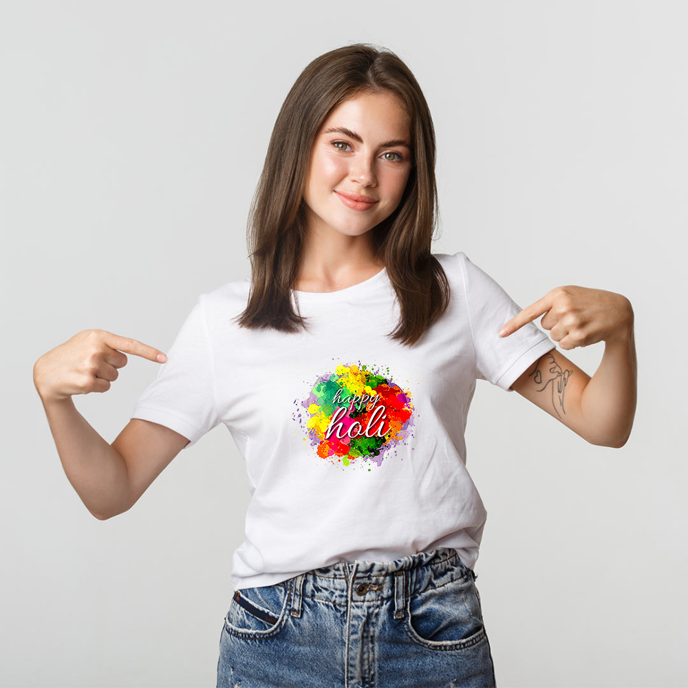 Custom Holi T-shirt 2026