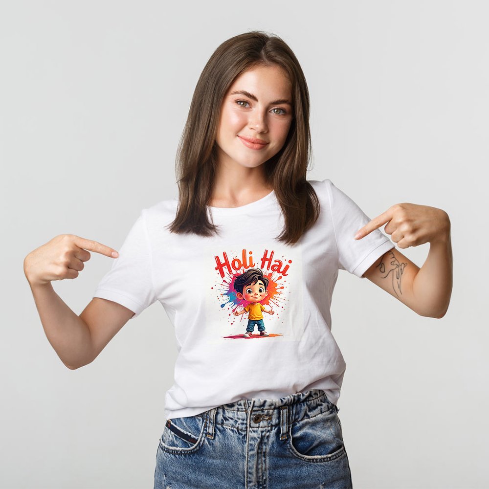 Custom Holi T-shirt 2026
