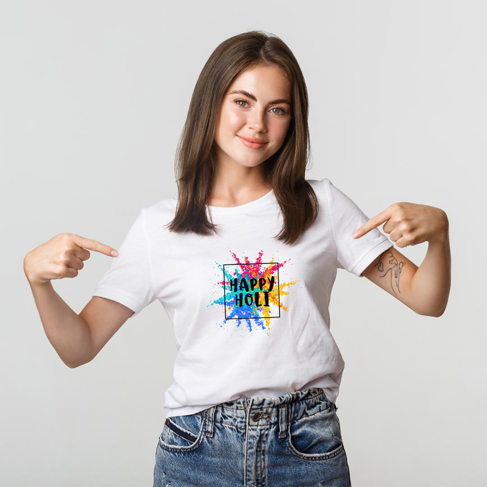 Custom Holi T-shirt 2026
