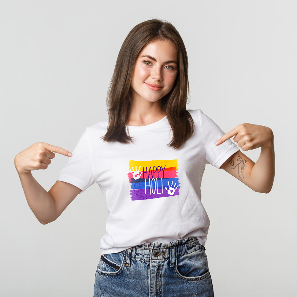 Custom Holi T-shirt 2026