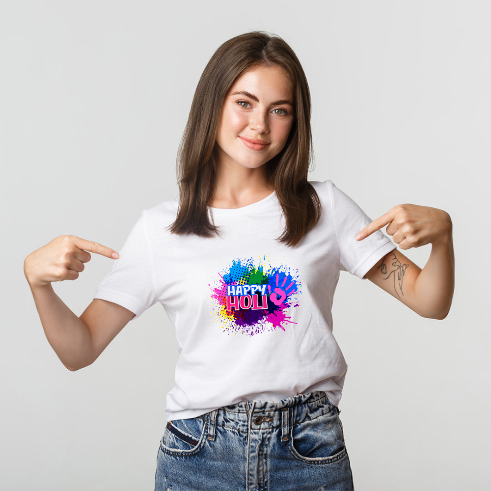 Custom Holi T-shirt 2026