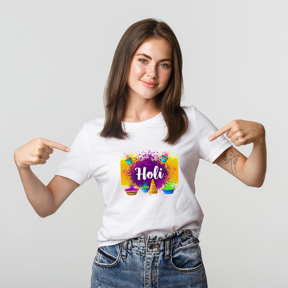 Custom Holi T-shirt 2026
