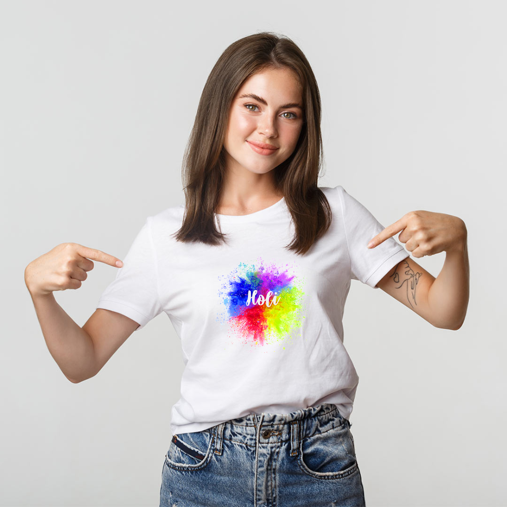 Custom Holi T-shirt 2026