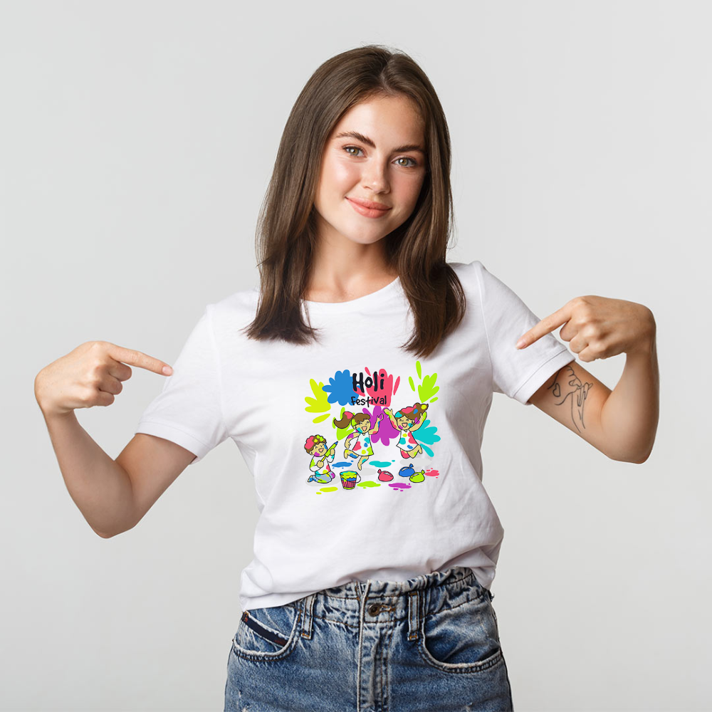 Custom Holi T-shirt 2026