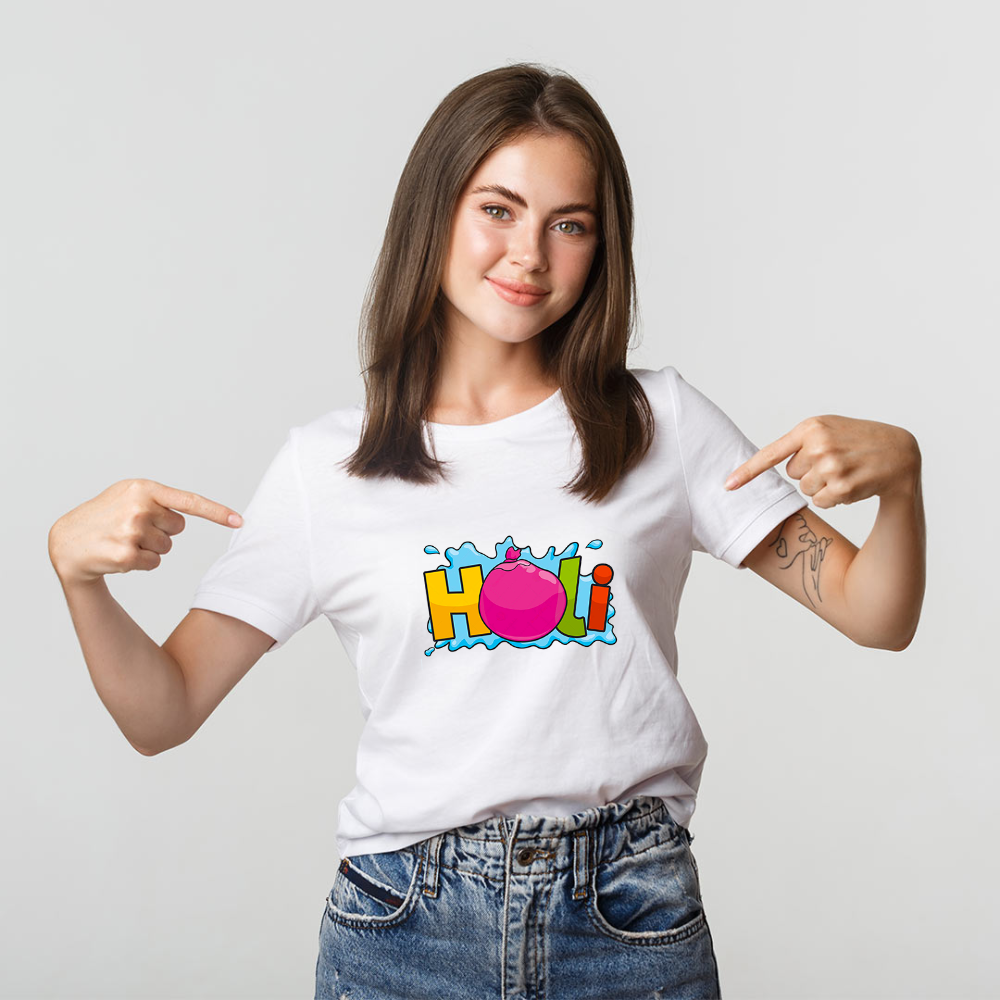 Custom Holi T-shirt 2026
