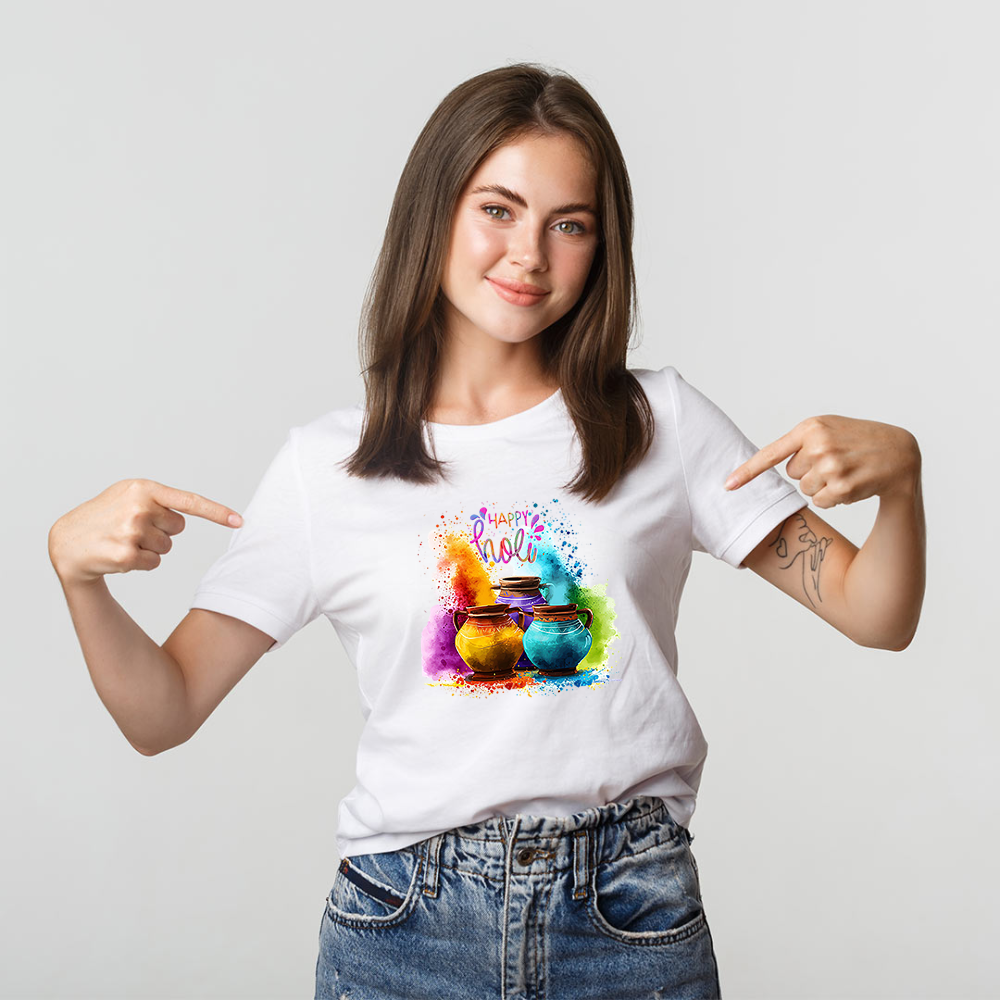 Custom Holi T-shirt 2026