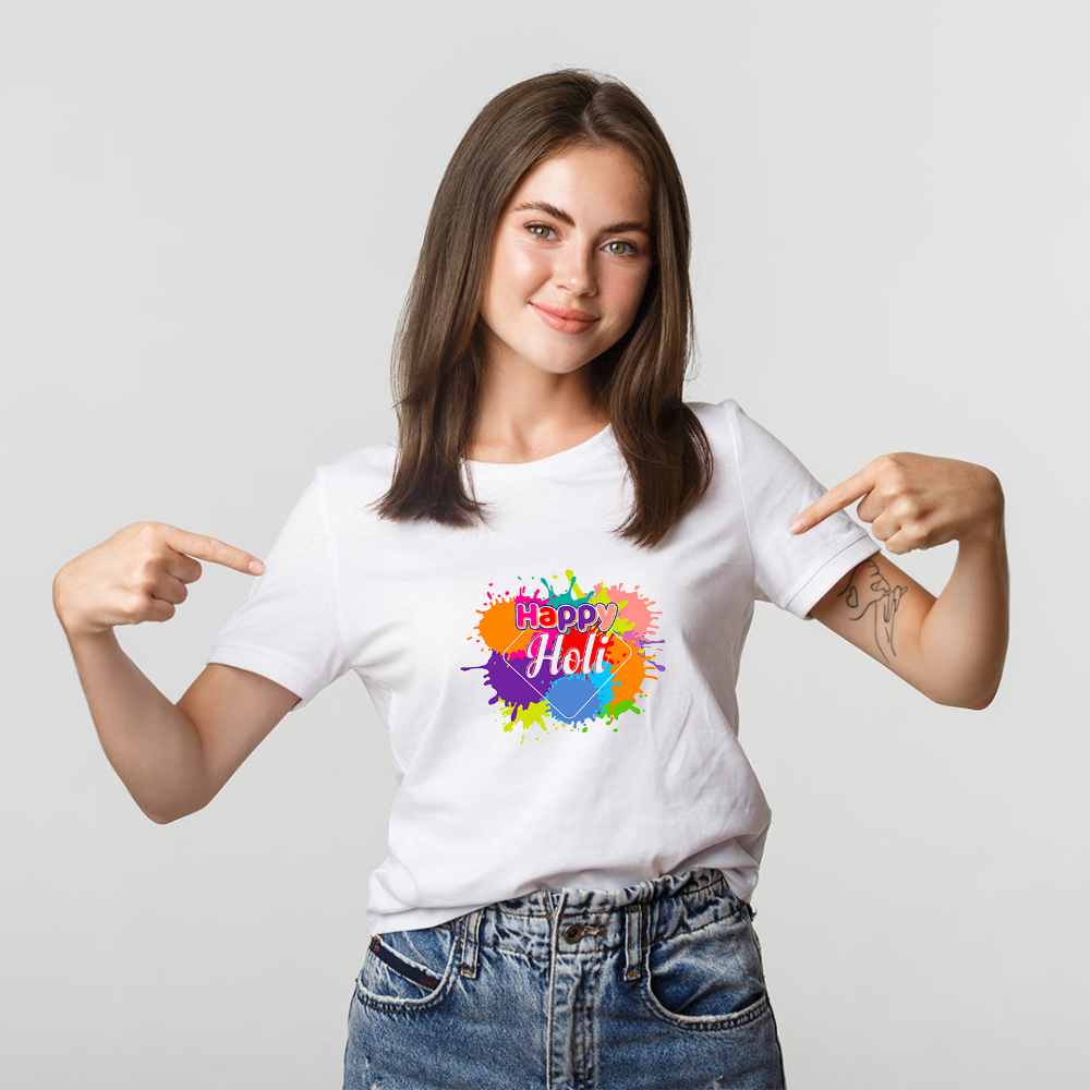Custom Holi T-shirt 2026