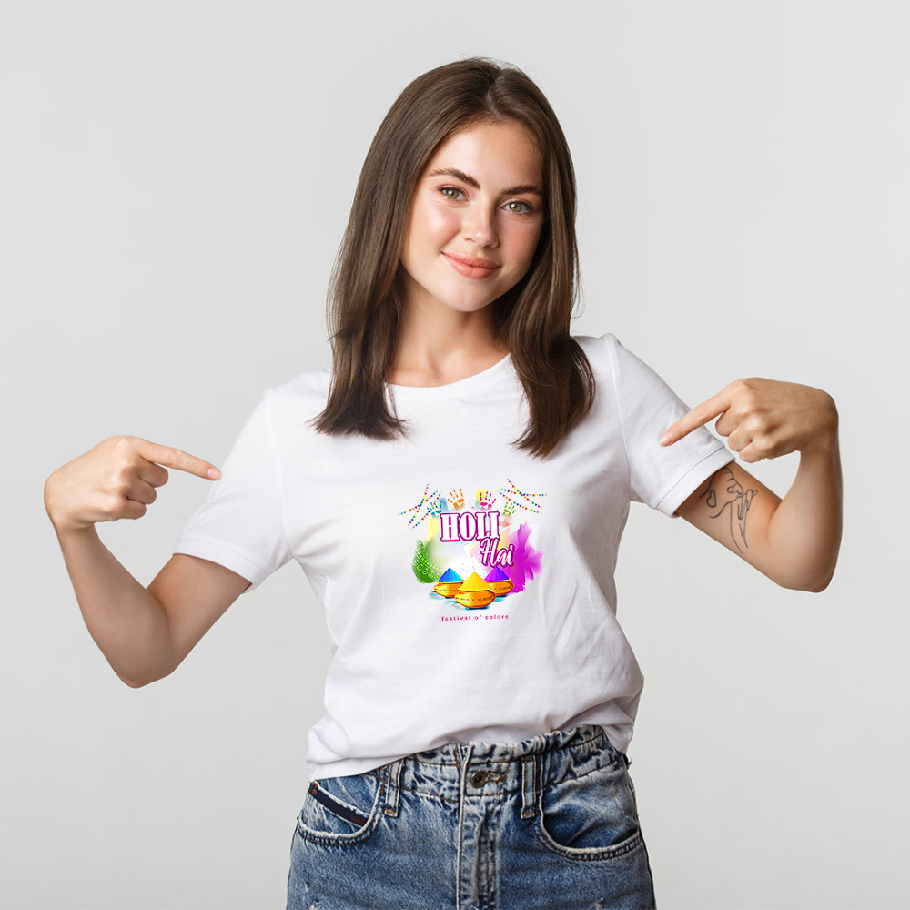 Custom Holi T-shirt 2026