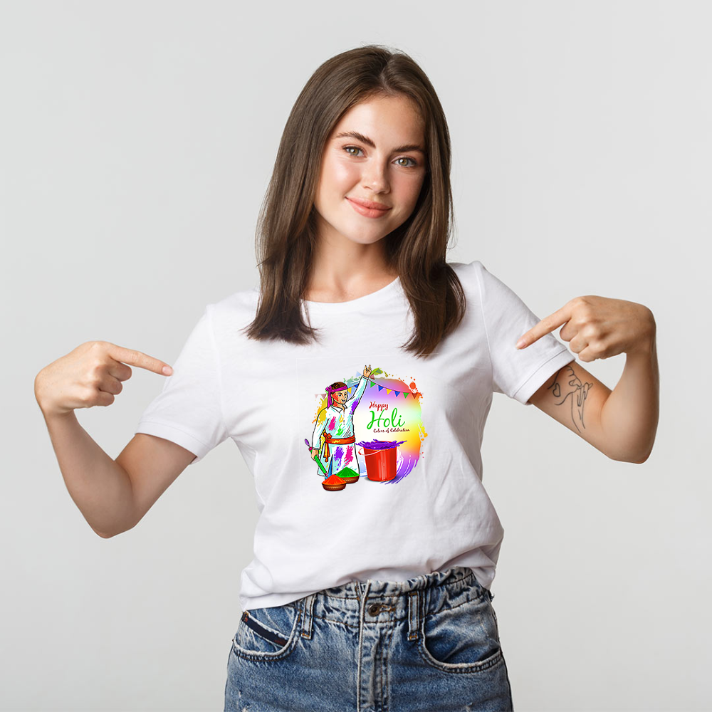 Custom Holi T-shirt 2026